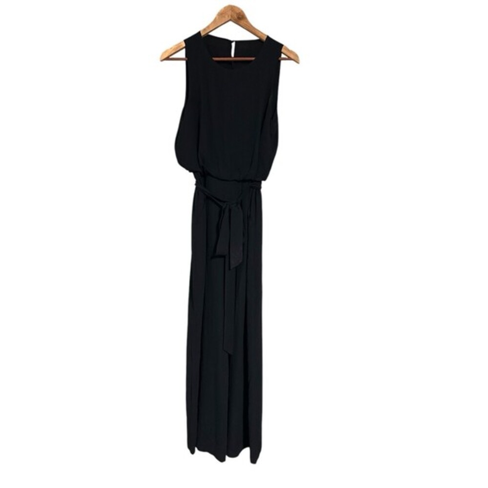 Vince Camuto Womens Wide Legs Halter Top‎ Pockets Jumpsuit 8 Formal City…